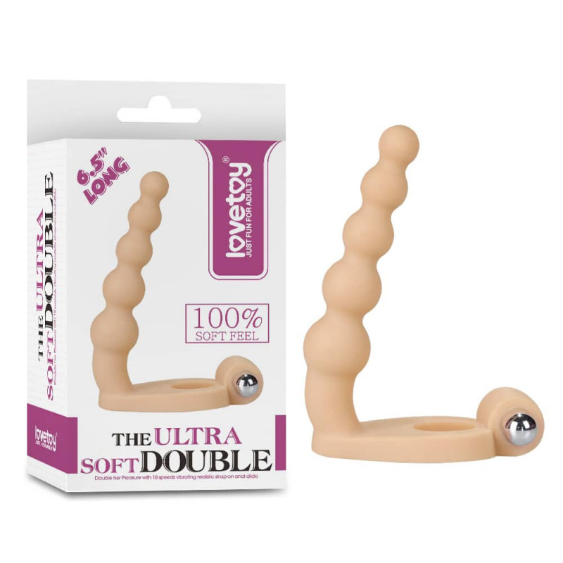Ultra Soft silikonski prsten sa kugličastim dodatkom za anus LVTOY00293